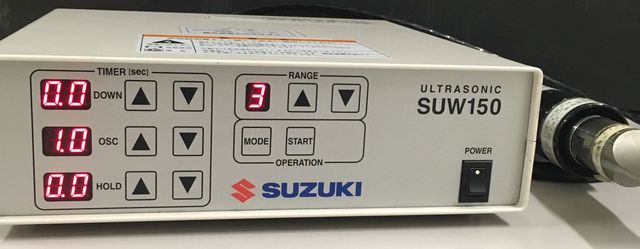 超音波溶着機「SUW300」を使用して熱可塑性エラストマーをニット生地で