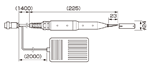 SUW-30CTL ハンドピース寸法